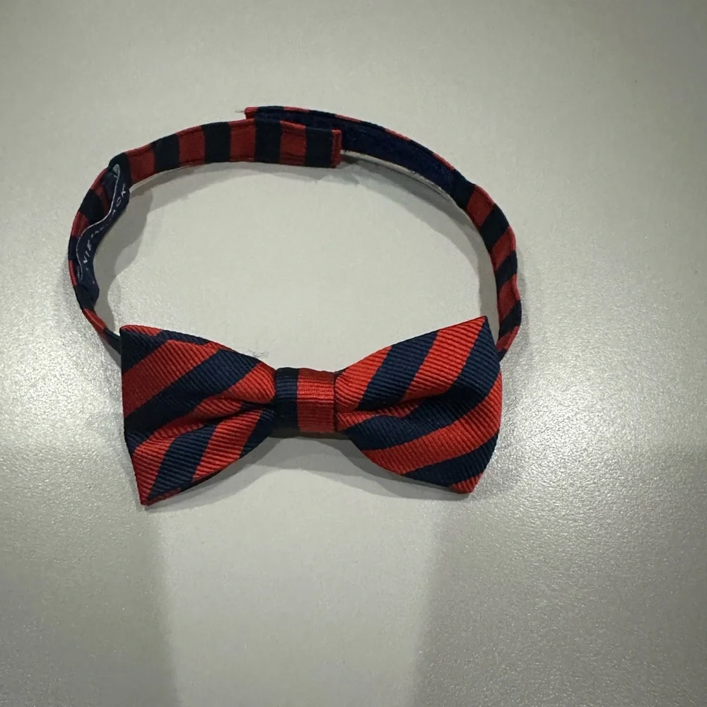 Janie and Jack Infant Bow Ties 1 Blue & Red and 2 Blue & White Like New!